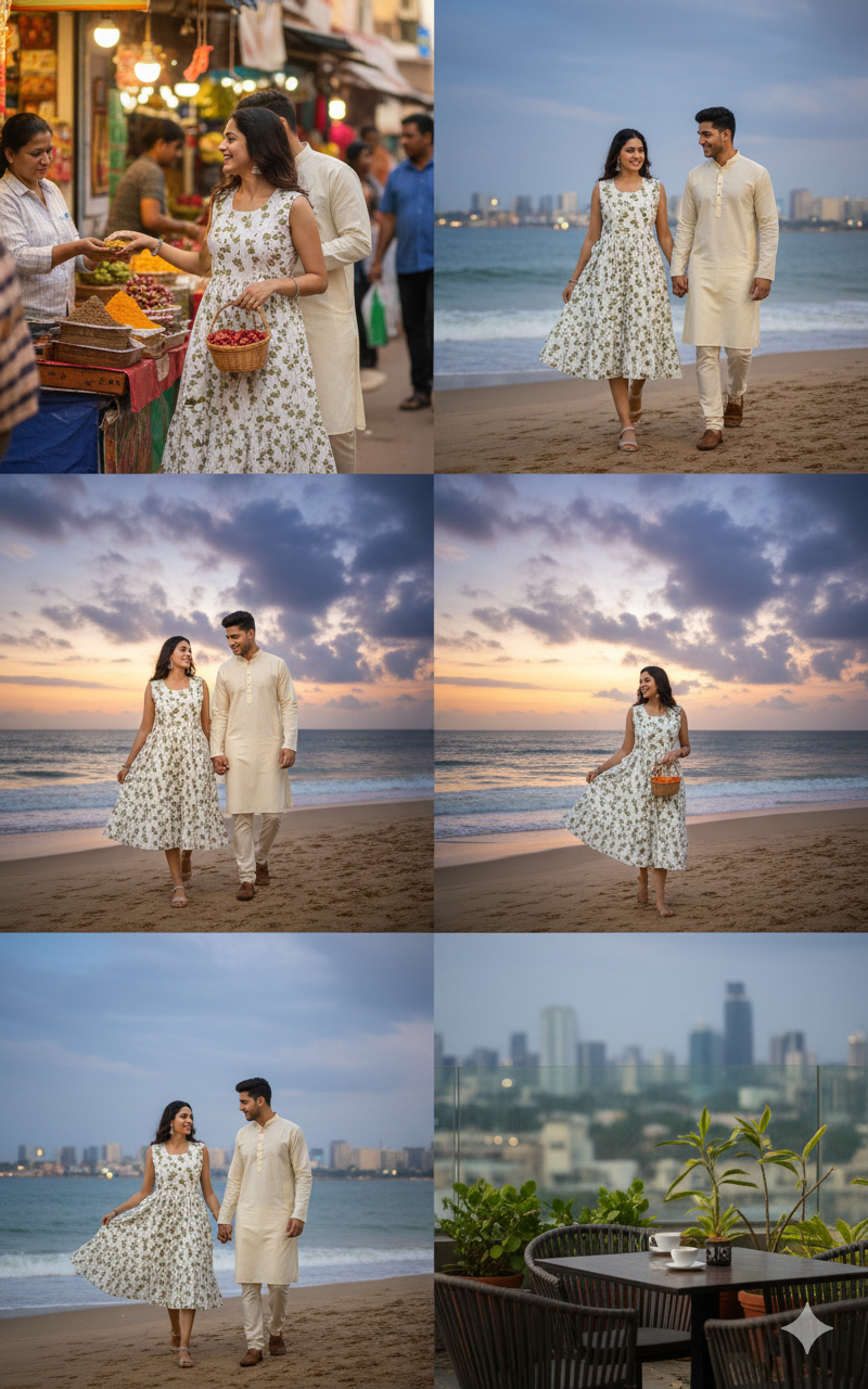 Women Midi/ Calf Gown White Colour , Floral design