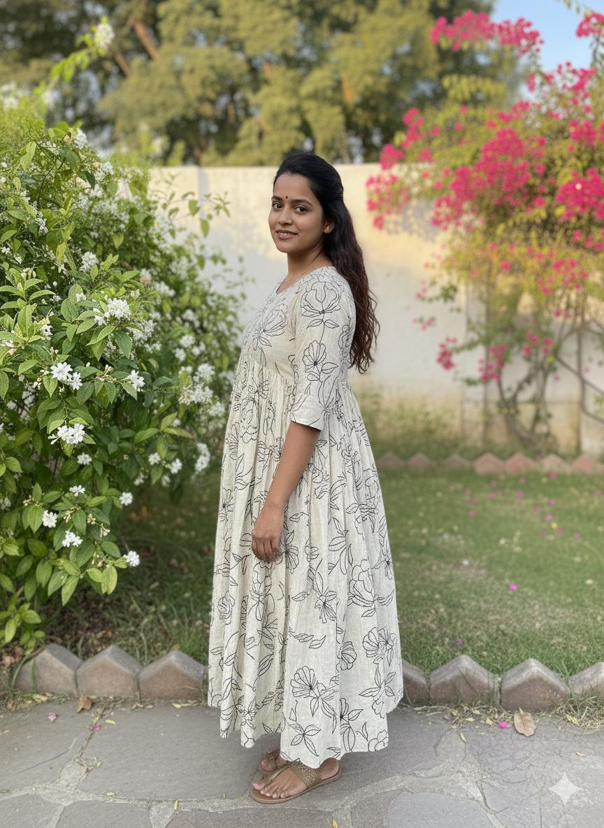 Women Cord Set , Cream colour top with Green Pants